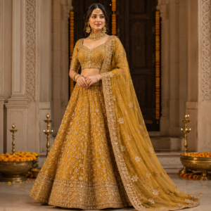 Golden Heritage Lehenga Set